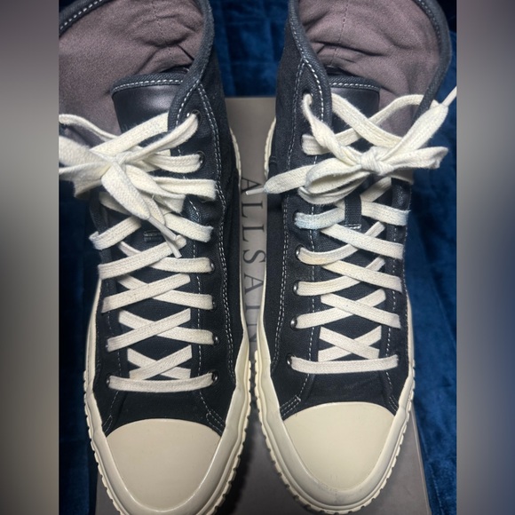 EUC ALLSAINTS Douglas Script High Top Sneakers Size 10 Men. - Picture 6 of 10
